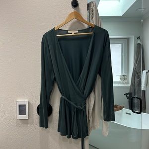 Loft wrap shirt